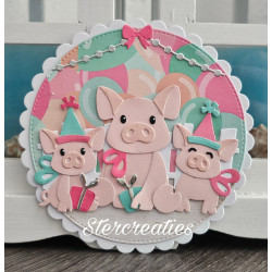 Marianne Design Collectables Eline's Pig Family