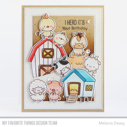 My Favorite Things Barnyard Bunch Clear Stamps