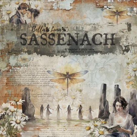 Bellaluna Crafts Sassenach Paper Pad 30x30cm