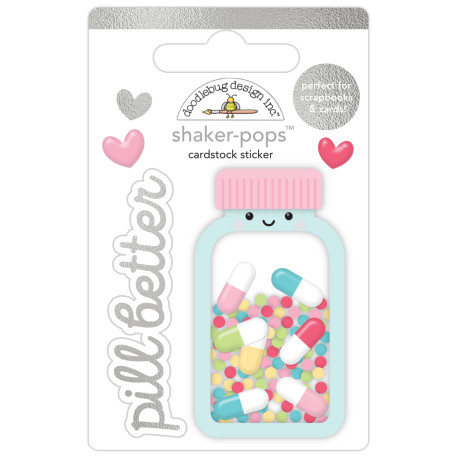 Doodlebug Design Pill Better Shaker-Pops