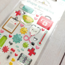 Doodlebug Design Get Well Soon Shape Sprinkles