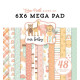 Echo Park Our Baby Girl Cardmakers Mega Pad 15x15cm 48 FOGLI