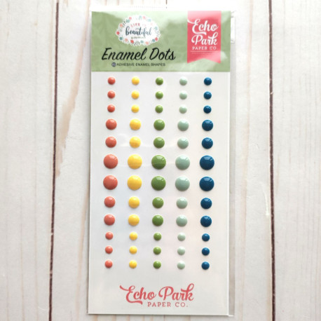 Echo Park Life Is Beautiful Enamel Dots