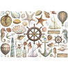 Stamperia Sea Land Ephemera 56pz