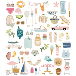 Lora Bailora SUMMER MEMORIES Die-cuts 57pz