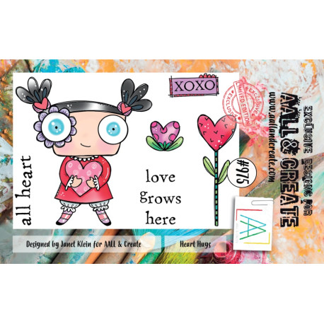 AALL & Create Stamp Set 975 Heart Hugs