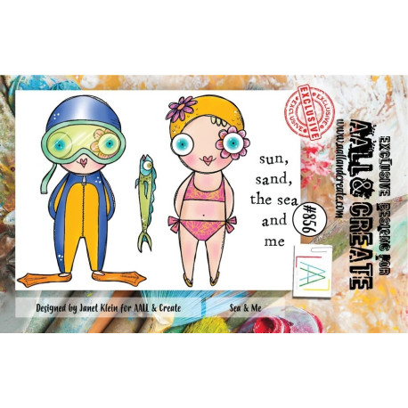 AALL & Create Stamp Set 856 Sea & Me