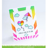 Lawn Fawn Draped Ribbons Stencil