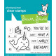 LAWN FAWN You're so Narly Clear Stamp