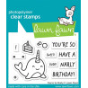 LAWN FAWN You're so Narly Clear Stamp