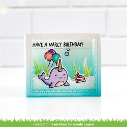 LAWN FAWN You're so Narly Clear Stamp