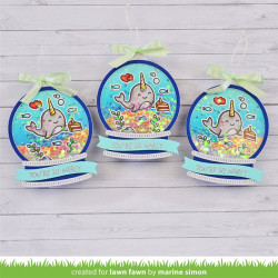 LAWN FAWN You're so Narly Clear Stamp