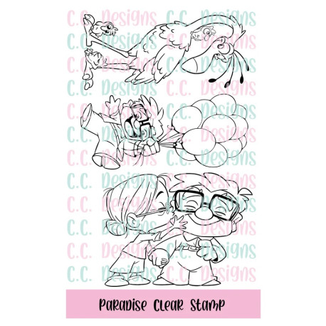 C.C. Design Paradise Clear Stamp
