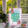 C.C. Design Flamingos Clear Stamp