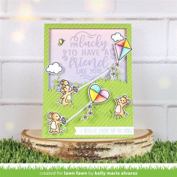 LAWN FAWN Whoosh, Kites! Clear Stamp