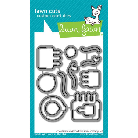 LAWN FAWN All the Smiles  Cuts