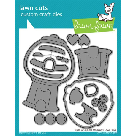 LAWN FAWN Build-a-Gumball Machine Cuts