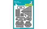 LAWN FAWN Tiny Gift Box Lizard and Snake Add-On Cuts