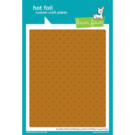 LAWN CUTS Background Hot Foil Plate Itsy Bitsy Polka Dot