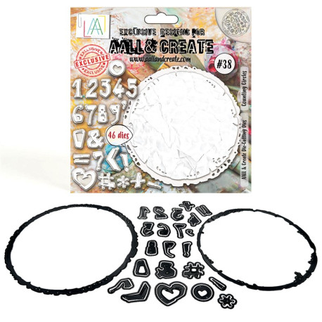 Aall&Create Cutting Dies Counting Circles 38