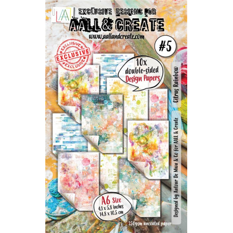 Aall & Create Citrus Rainbow Paper Pad 05 A6