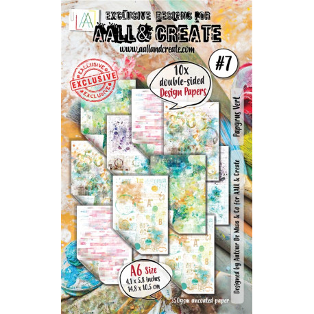 Aall & Create Papyrus Vert Paper Pad 07 A6