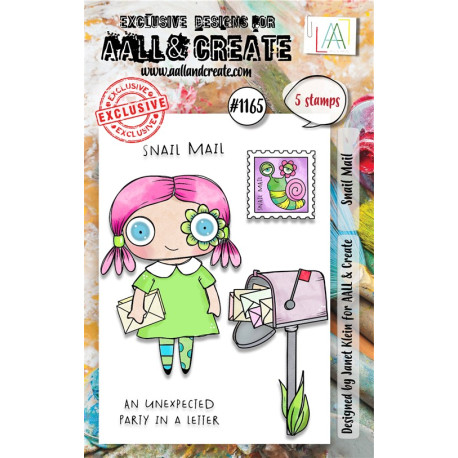 AALL & Create Stamp Set A7 1165 Snail Mail