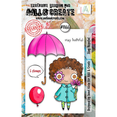 AALL & Create Stamp Set A7 1166 Stay Hopeful