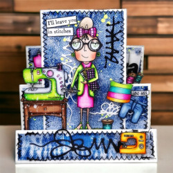 AALL & Create Stamp Set A7 1168 Sew Dee