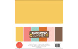 Carta Bella Sunflower Summer Coordinating Solids Paper Pack 30x30cm