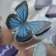 Spellbinders Twilight Butterflies Stickers 7pz