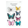 Spellbinders Misty Morning Butterflies Stickers 7pz