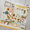 Carta Bella Sunflower Summer Element Stickers