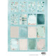 Studio Light Essentials Die-Cut Designer Paper Pad A4 Ocean Boho nr.168