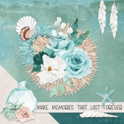 Studio Light Essentials Die-Cut Designer Paper Pad A4 Ocean Boho nr.168
