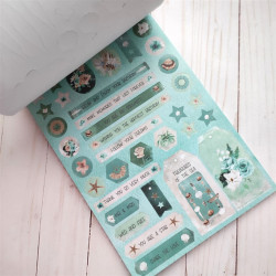 Studio Light Essentials Die-Cut Designer Paper Pad A4 Ocean Boho nr.168
