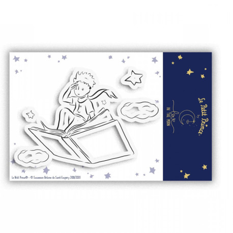 Love In The Moon Clear Stamp Le Petit Prince - La lecture