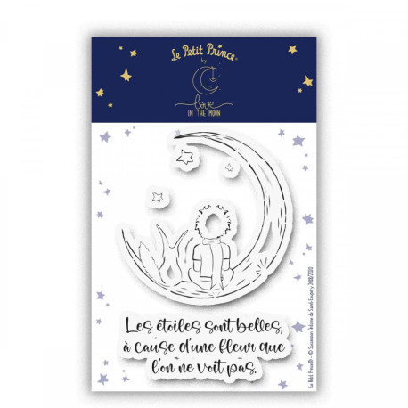 Love In The Moon Clear Stamp Le Petit Prince - Les étoiles sont belles