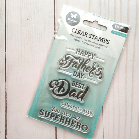 StudioLight Father's Day Clear Stamps