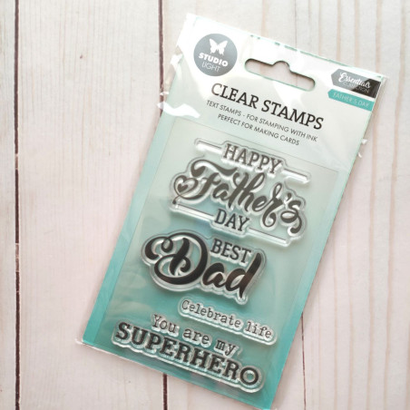 StudioLight Father's Day Clear Stamps