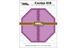 Crealies Cardzz no. 618 Gatefold Card Octagon