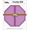 Crealies Cardzz no. 618 Gatefold Card Octagon