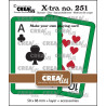 Crealies Xtra no. 251 Playing Cards