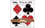 Crealies Xtra no. 252 Playing Cards Symbols