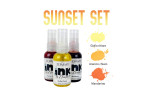 TOMMTY SUNSET SET Ink Extreme 50ml – Giallo chiaro – Arancio chiaro – Mandarino