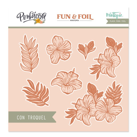 MINTOPIA Hot Foil&Fun Foglie e Fiori PENSACOLA (fustella+plate)