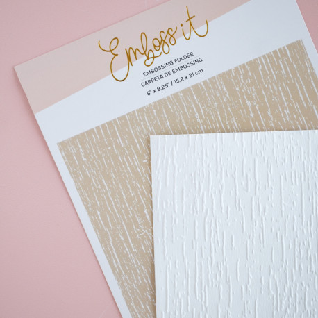 Lora Bailora Cartella Embossing LEGNO 15,2x21cm