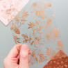 MINTOPIA  Hot Foil&Fun Sfondo Hibiscus PENSACOLA plate