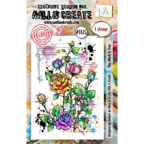 AALL & Create Stamp Set A7 1175 This Much Is True