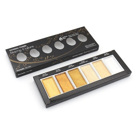 Gansai Tambi Set Starry 6 Colours